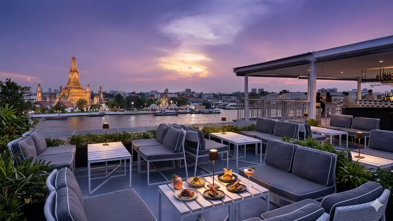SALA Rattanakosin Eatery and Bar in Bangkok – Kulinarischer Genuss mit Blick auf Wat Arun